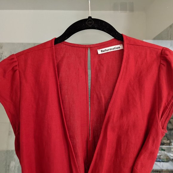 Reformation wrap mini dress - Picture 3 of 5